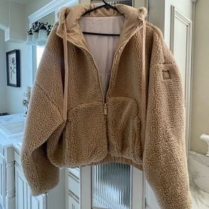 Alo Yoga Reversible Sherpa bomber jacket